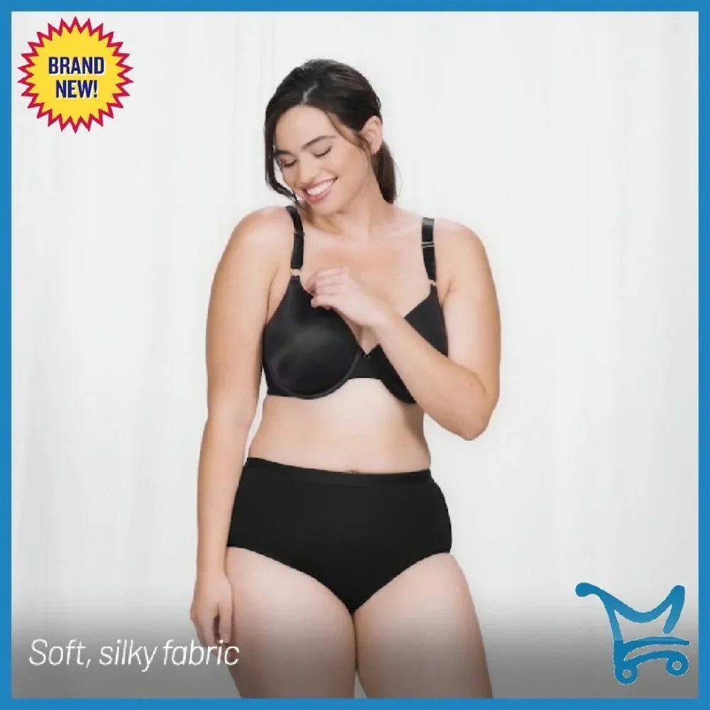 Silky Soft No Ride Up Briefs Wide Waistband All Day Comfort